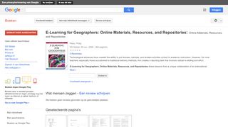 
                            13. E-Learning for Geographers: Online Materials, Resources, and ...