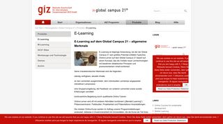 
                            2. E-Learning | GIZ Global Campus 21