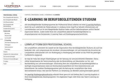 
                            10. E-Learning im berufsbegleitenden Studium