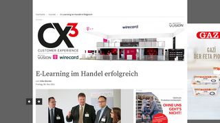 
                            11. E-Learning im Handel erfolgreich - Lebensmittel Zeitung