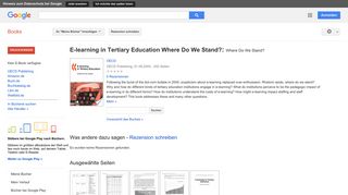 
                            10. E-learning in Tertiary Education Where Do We Stand?: Where Do We Stand?