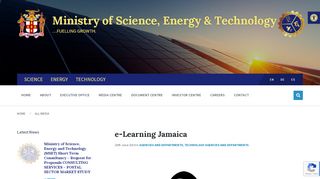 
                            4. e-Learning Jamaica - Ministry of Science, Energy & Technology