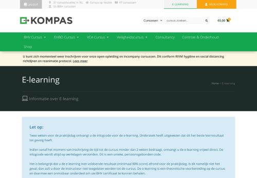 
                            2. E-learning - Kompas Veiligheidsgroep