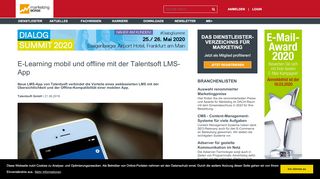 
                            11. E-Learning mobil und offline mit der Talentsoft LMS-App | Marketing ...