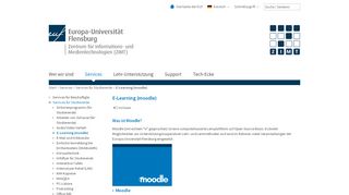 
                            4. E-Learning (moodle) - ZIMT - Europa-Universität Flensburg