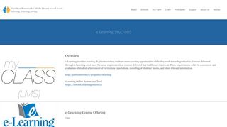 
                            9. e-Learning (myClass)