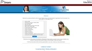 
                            3. e-Learning Ontario: Online Courses