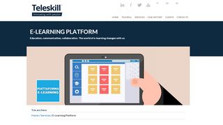 
                            6. E-Learning Platform - Teleskill