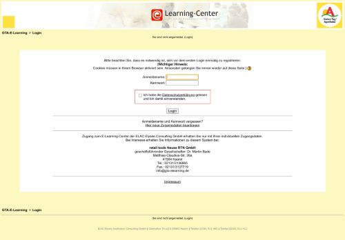 
                            4. E-Learning-Schulungscenter der Guten-Tag-Apotheken-Gruppe: Login