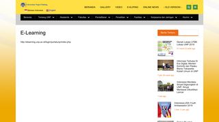 
                            2. E-Learning | Situs Resmi Universitas Negeri Padang