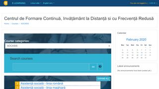
                            4. E-learning: SOCASIS - Centrul de Formare Continuă, Invăţământ la ...