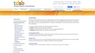 
                            2. e-Learning - TDSB