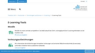 
                            5. E-Learning-Tools | Frankfurt UAS