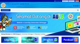 
                            7. E-Learning Universitas Airlangga