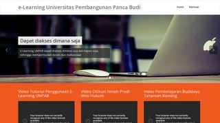 
                            5. e-Learning Universitas Pembangunan Panca Budi - E-Learning ...