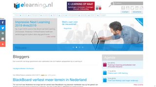 
                            9. e-Learning.nl, de Nederlandse e-learning portal > BlackBoard verliest ...