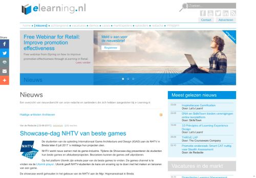 
                            10. e-Learning.nl, de Nederlandse e-learning portal > Showcase-dag ...