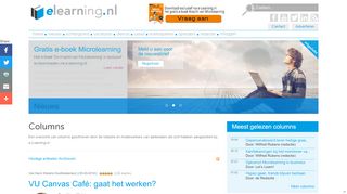 
                            10. e-Learning.nl, de Nederlandse e-learning portal > VU Canvas Café ...