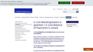 
                            10. e-Line Betalingsbalans is gesloten / e-Line Balance of ... - Dnb