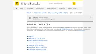 
                            3. E-Mail-Abruf mit POP3 - WEB.DE Hilfe