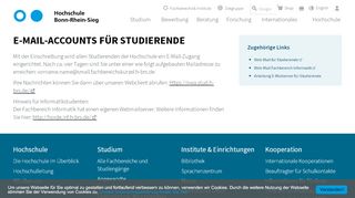 
                            8. E-Mail-Accounts für Studierende | Hochschule Bonn-Rhein-Sieg (H ...