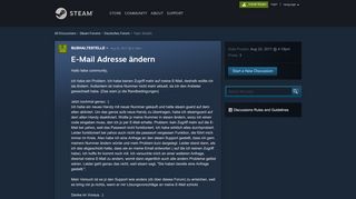 
                            6. E-Mail Adresse ändern :: Deutsches Forum - Steam Community