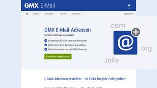 
                            5. E-Mail-Adresse erstellen – kostenlos | GMX