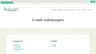 
                            4. E-Mail Anleitungen | Webdesign Agentur sesamnet GmbH in Bern und ...