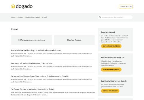 
                            9. E-Mail Archive - dogado Knowledgebase