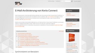 
                            9. E-Mail-Archivierung von Kerio Connect – MailStore Server Hilfe