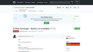 
                            2. E-Mail Autologin - Button no available · Issue #5084 ... - GitHub