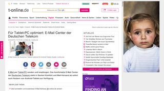 
                            5. E-Mail Center der Deutschen Telekom für Android-Tablets - T-Online