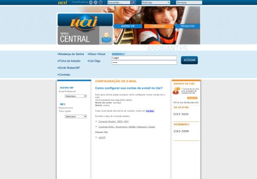 
                            3. E-MAIL - CENTRAL UAI - Portal UAI