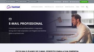 
                            5. E-mail Corporativo com endereço personalizado | Hostnet Internet