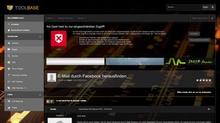 
                            4. E-Mail durch Facebook herausfinden - Tutorials - Toolbase