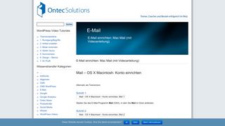 
                            6. E-Mail einrichten: Mac Mail (mit Videoanleitung),