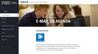 
                            9. E-mail en agenda | LISA - Universiteit Twente