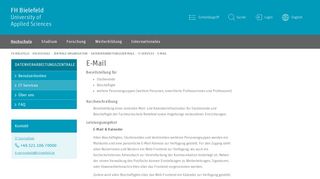 
                            5. E-Mail | FH Bielefeld