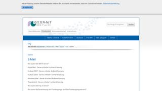 
                            6. E-Mail - GELSEN-NET