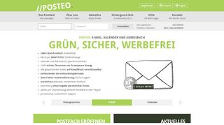 
                            7. E-Mail grün, sicher, einfach und werbefrei - posteo.de -