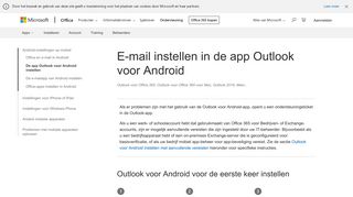 
                            1. E-mail instellen in de app Outlook voor Android - Office-ondersteuning