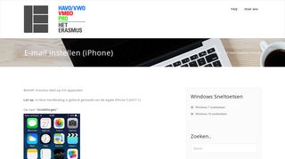 
                            7. E-mail instellen (iPhone) - Helpdesk Het Erasmus