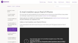 
                            11. E-mail instellen op je iPad of iPhone – Helpdesk