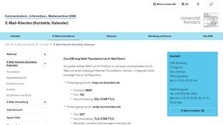 
                            7. E-Mail-Klienten (Kontakte, Kalender) | Uni-Mail | E ... - KIM Uni Konstanz