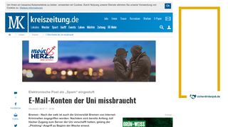 
                            12. E-Mail-Konten der Uni missbraucht | Bremen - Kreiszeitung