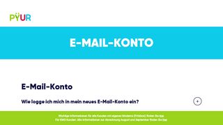 
                            4. E-Mail-Konto - Pyur