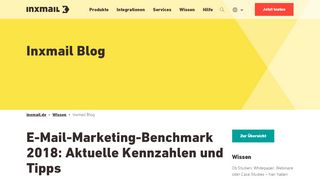 
                            5. E-Mail-Marketing-Benchmark 2018: Aktuelle Kennzahlen und Tipps ...