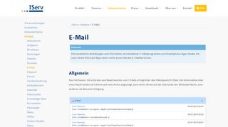 
                            1. E-Mail - Module - IServ - Dokumentation - IServ Schulserver