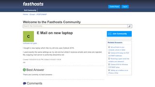 
                            6. E Mail on new laptop - Fasthosts Customer Support