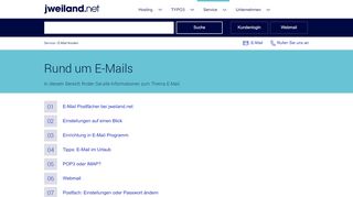 
                            3. E-Mail Postfächer beim Hosting von jweiland.net einrichte